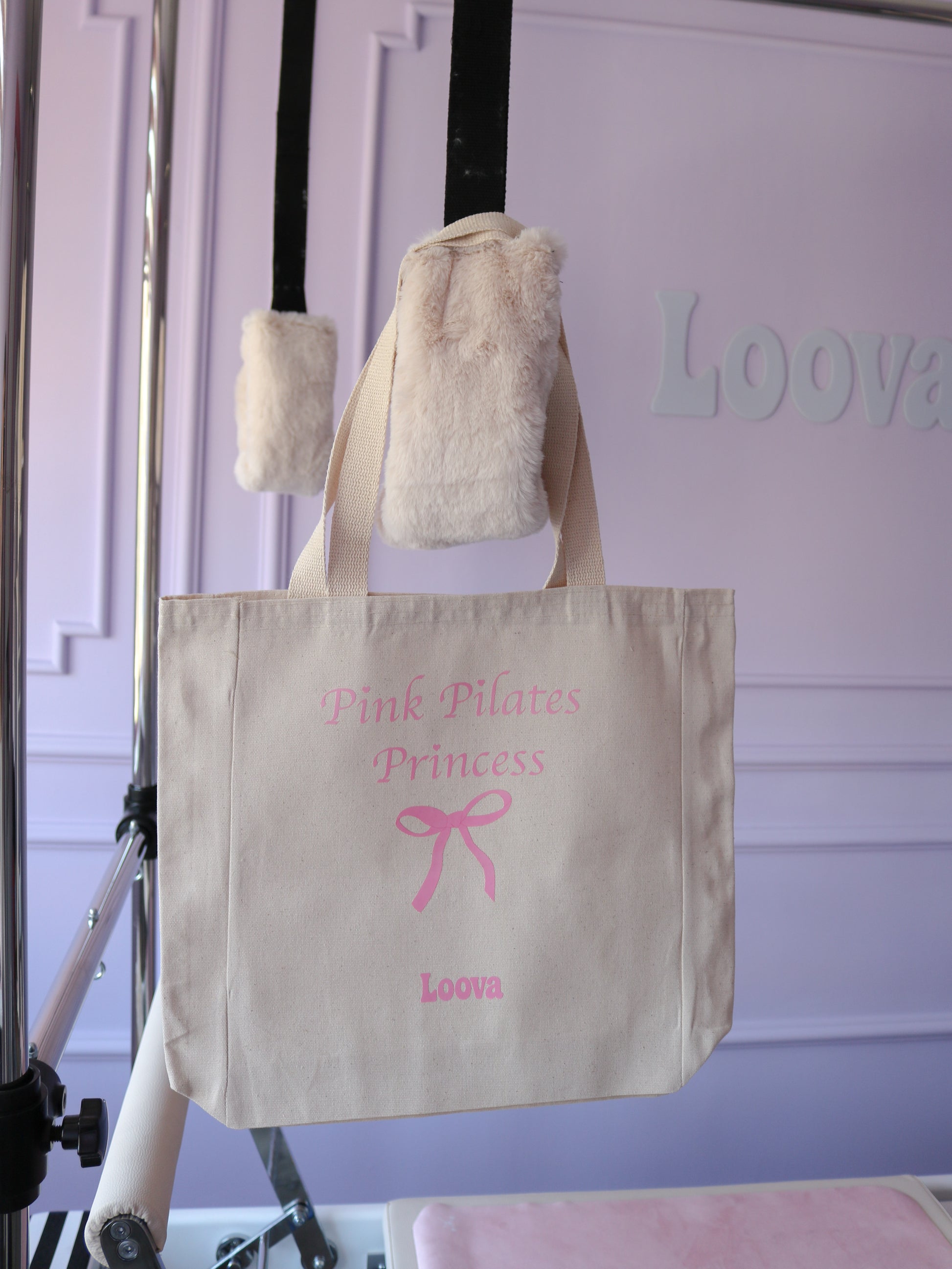 Pink Pilates Princess Bez Çanta & Kaydırmaz Pilates Yoga Çorabı Seti