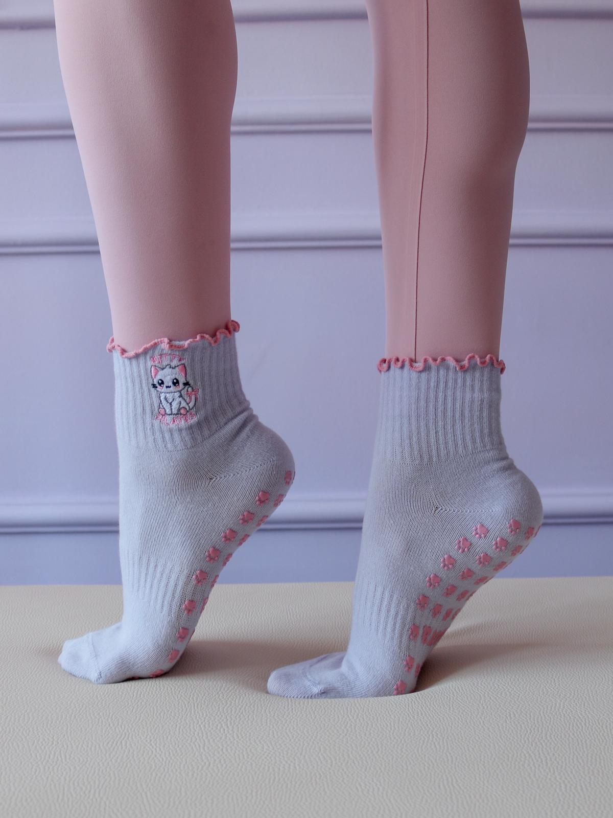 Kitty Pilates Kaydırmaz Pilates Yoga Çorabı