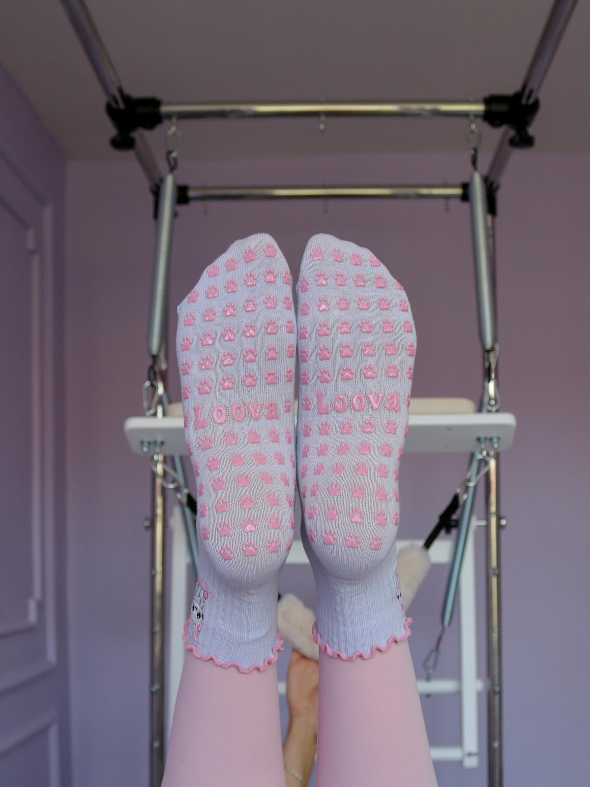 Kitty Pilates Kaydırmaz Pilates Yoga Çorabı