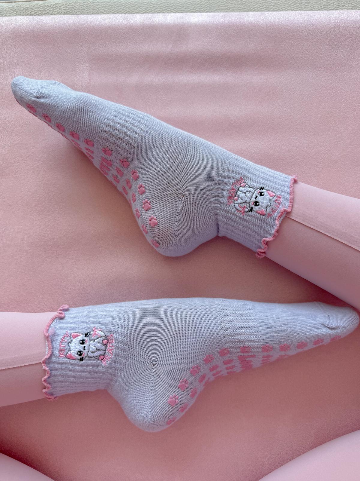 Kitty Pilates Kaydırmaz Pilates Yoga Çorabı