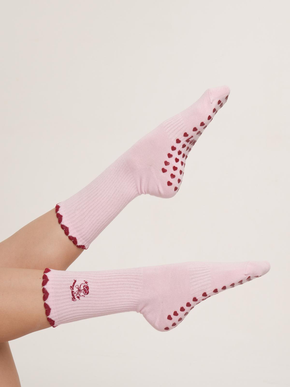 Cherry Bomb Kaydırmaz Pilates Yoga Çorabı
