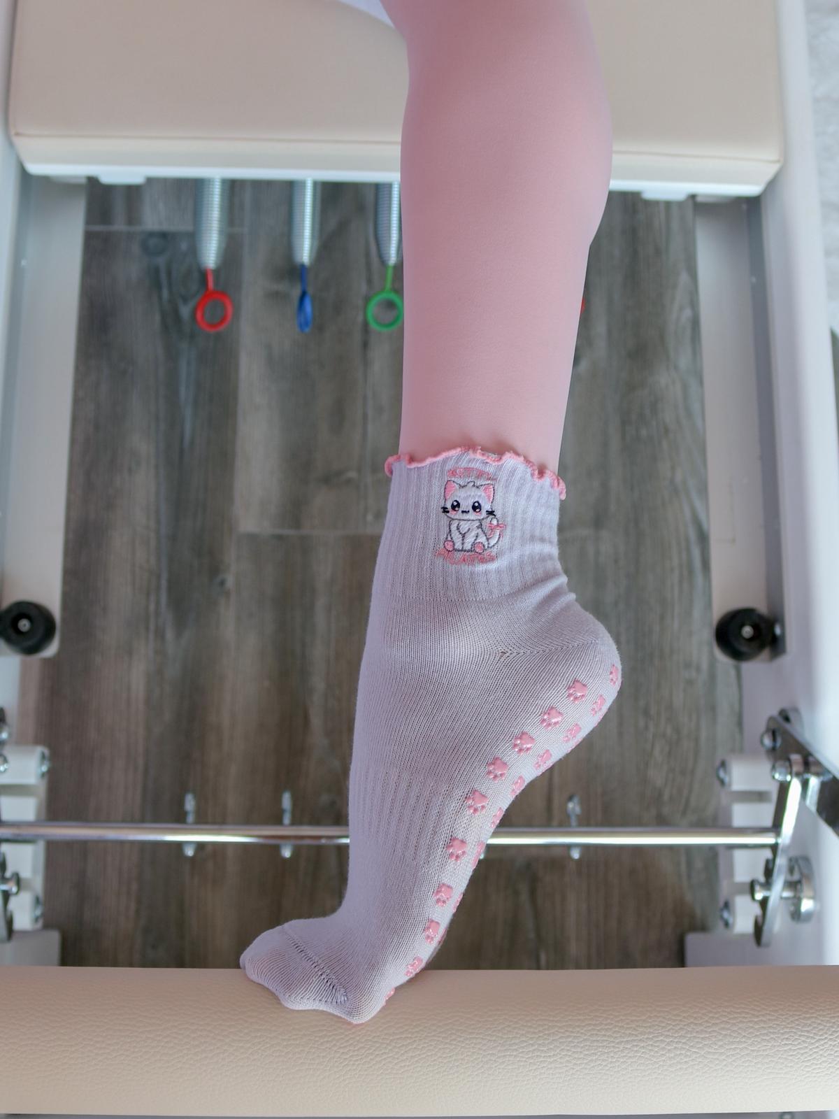 Kitty Pilates Kaydırmaz Pilates Yoga Çorabı