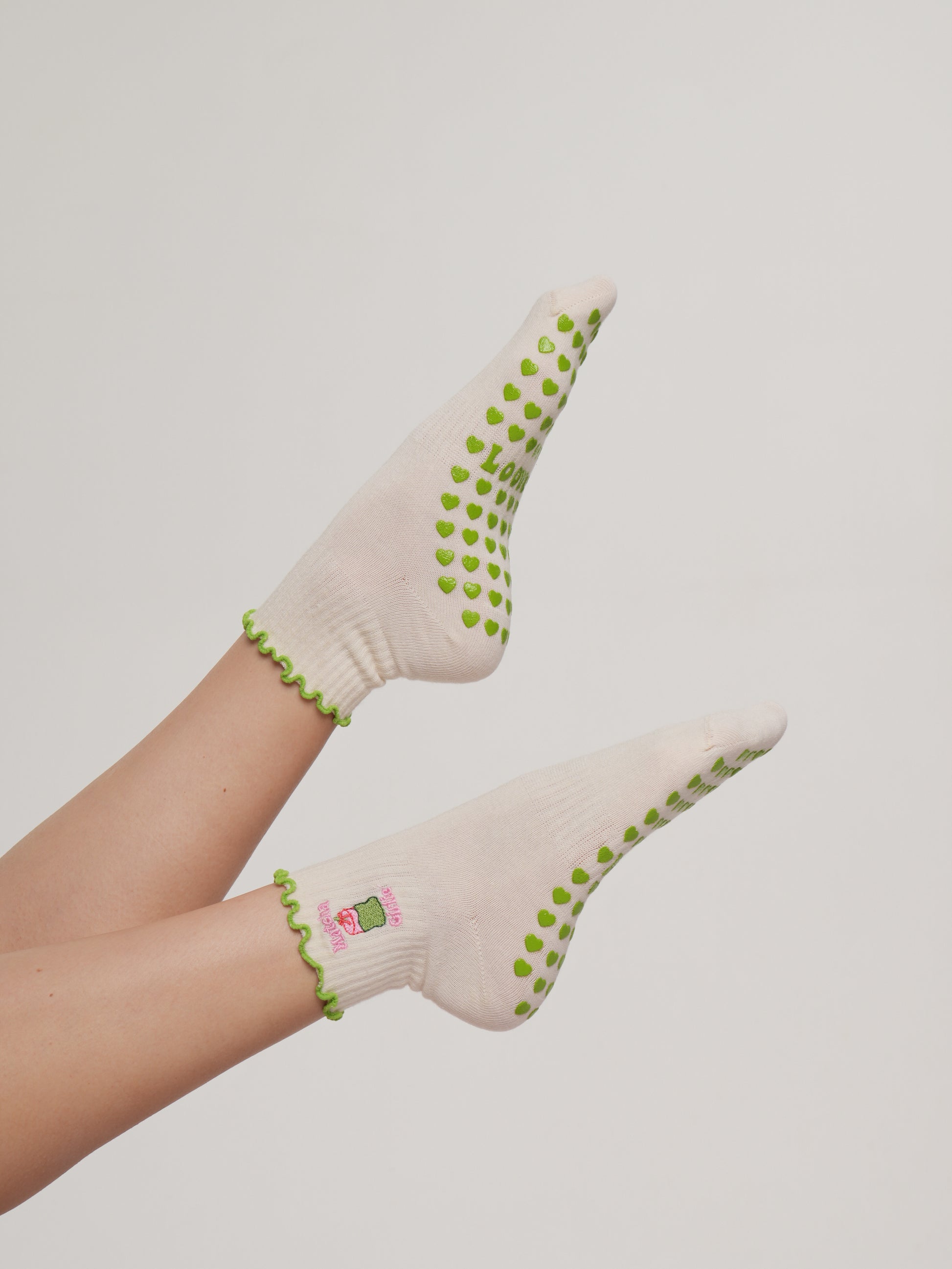 Matcha Girlie Kaydırmaz Pilates Yoga Çorabı