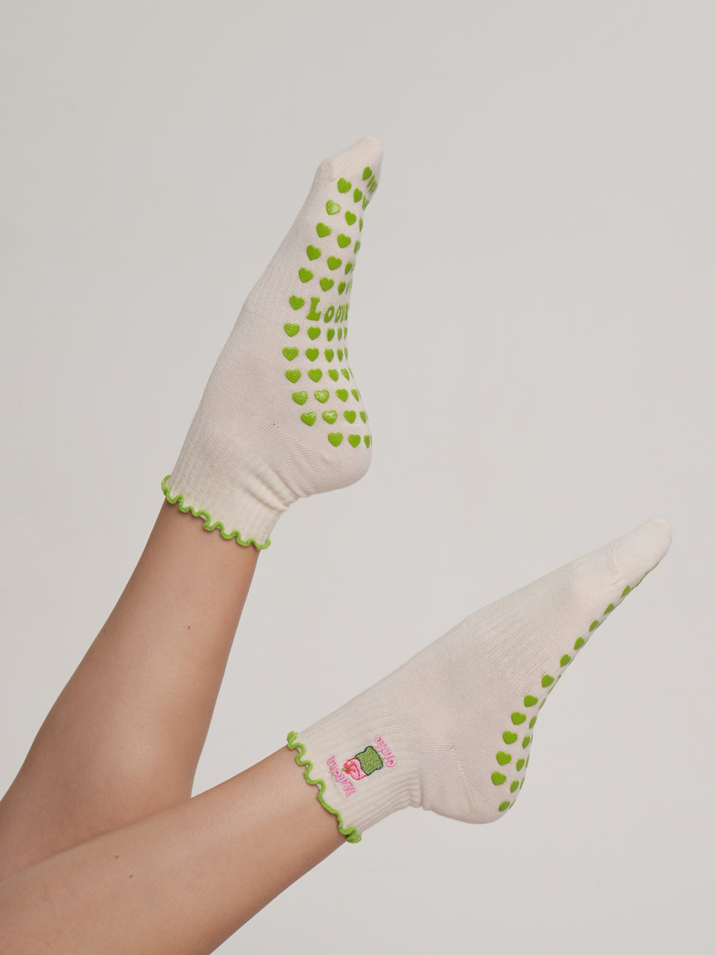 Matcha Girlie Kaydırmaz Pilates Yoga Çorabı