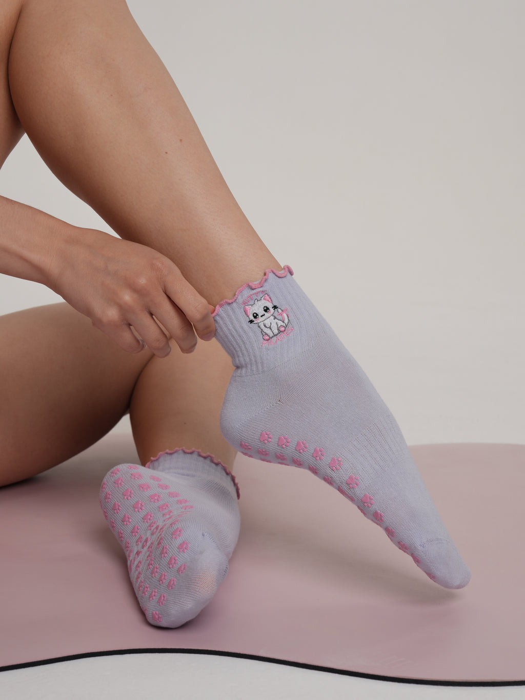 Kitty Pilates Kaydırmaz Pilates Yoga Çorabı