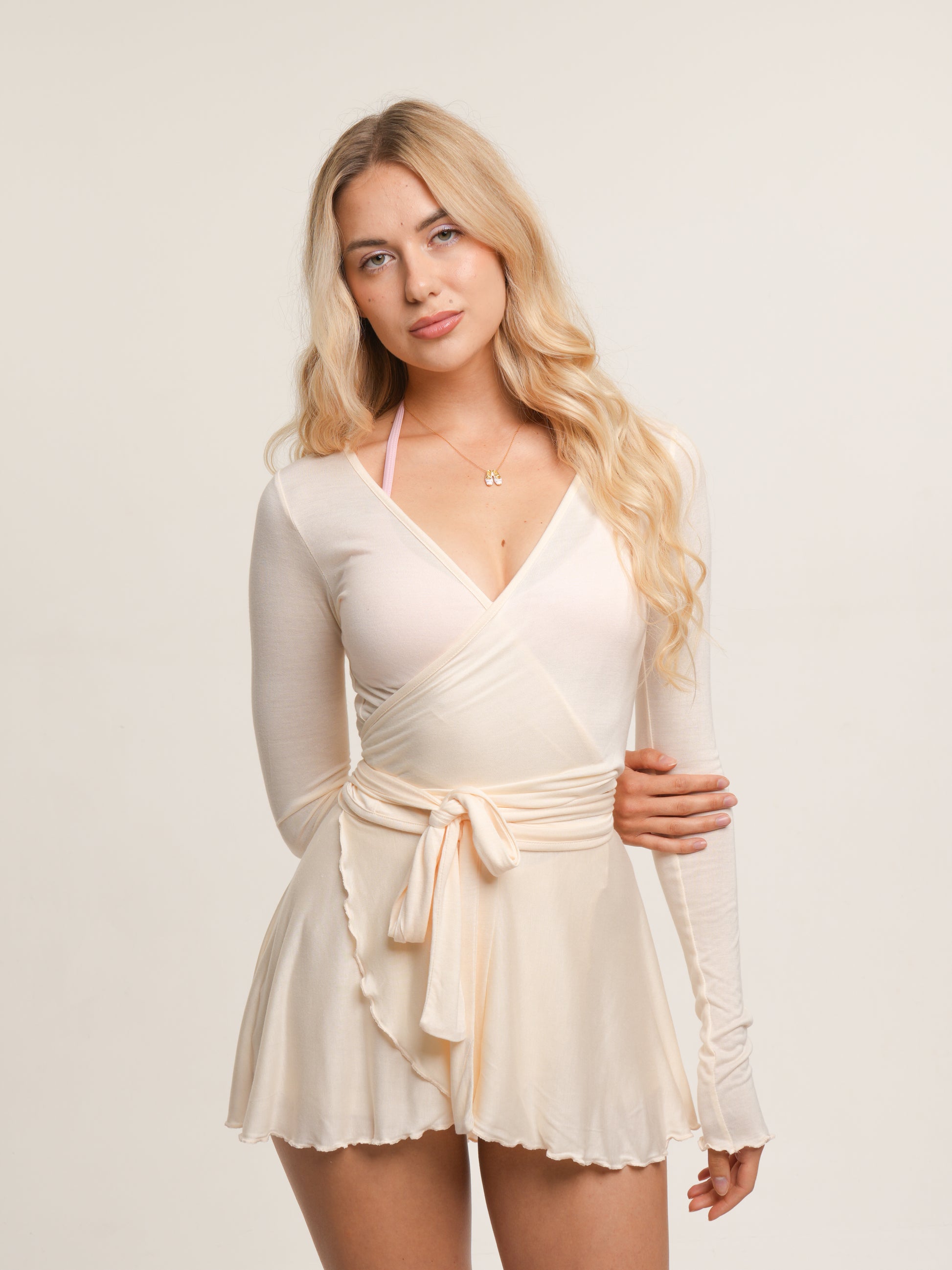 Vanilla Ballet Wrap Top