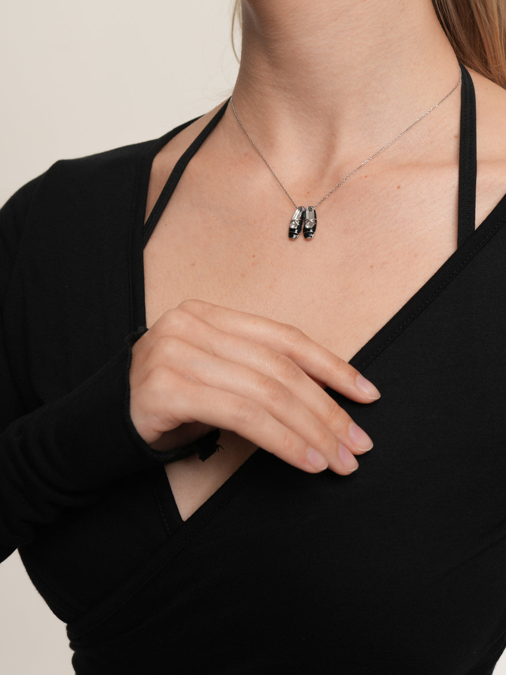 Black Swan Ballet Wrap Top